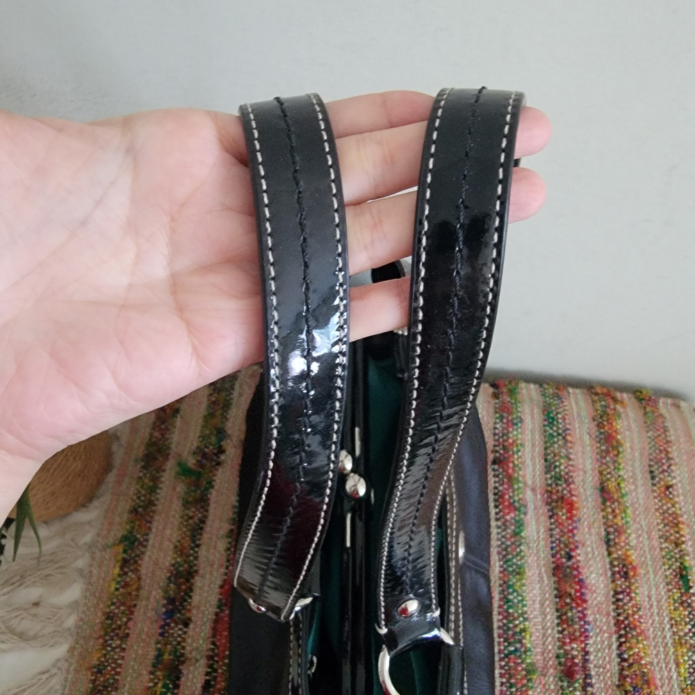 Coach Black Leather Shoulder Bag - Picture 7 of 10